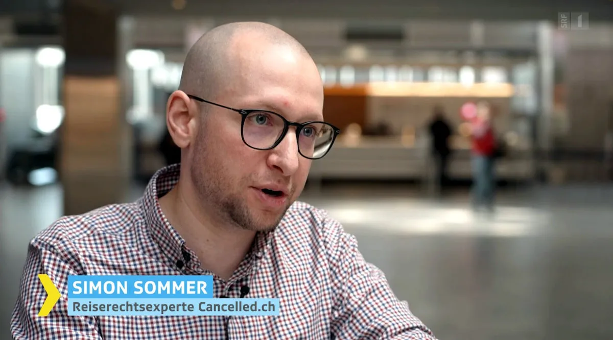 Simon Sommer im Interview mit der SRF-Sendung Kassensturz